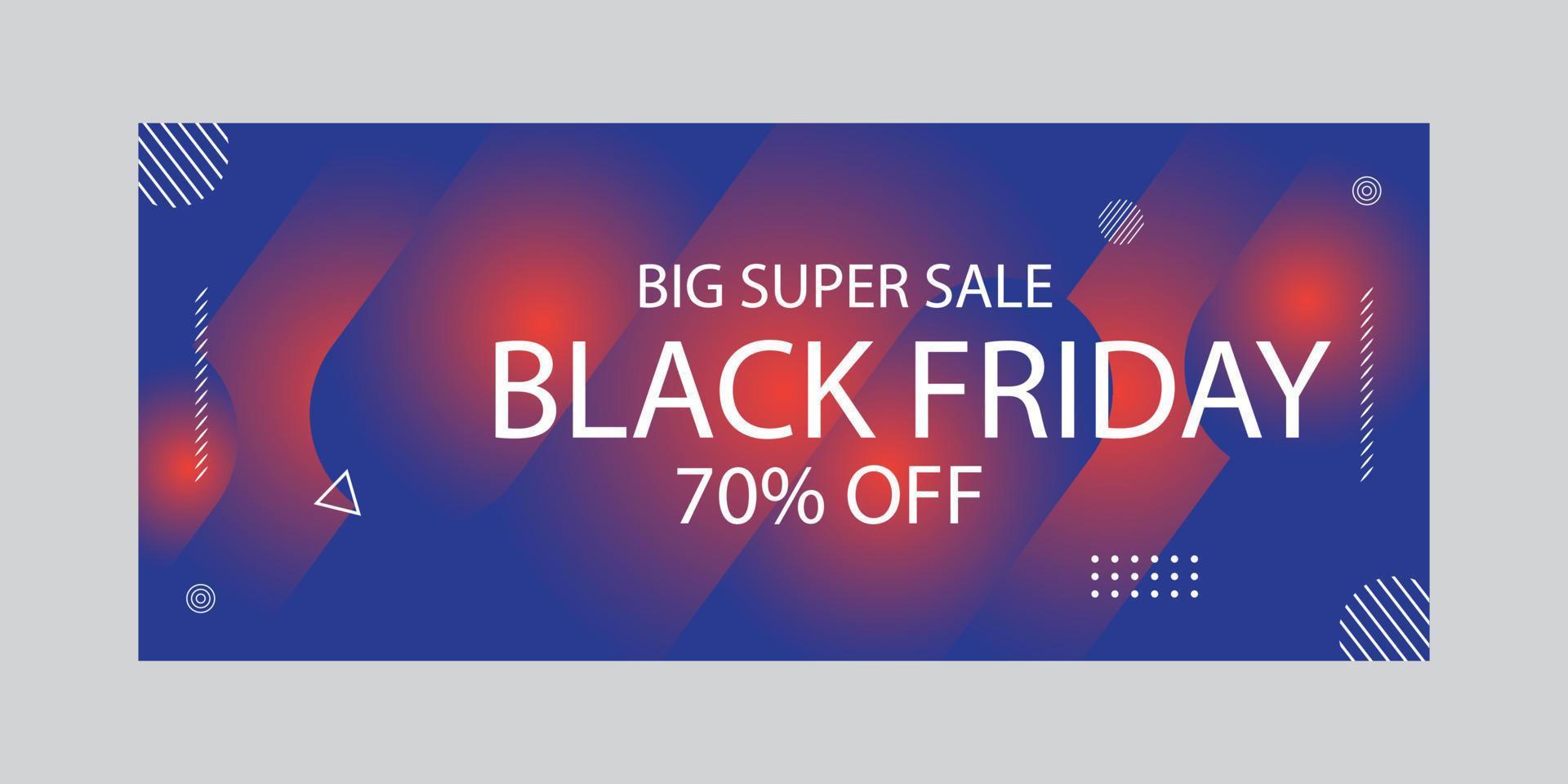 Black Friday Promotional Banners vector