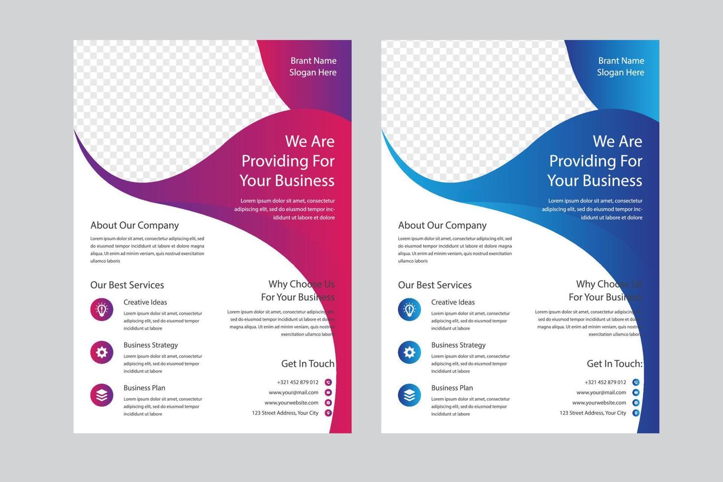 Corporate Business Flyer vector