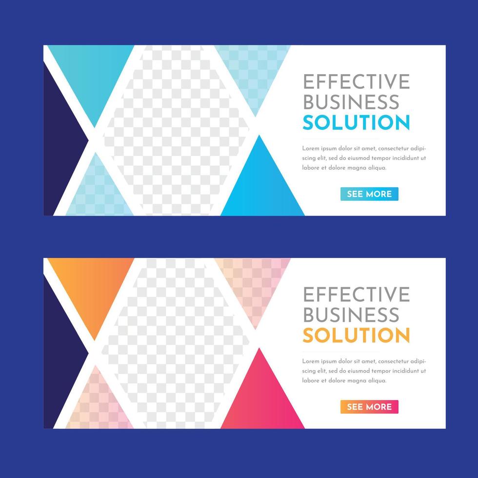 Business Corporate Web Banners vector