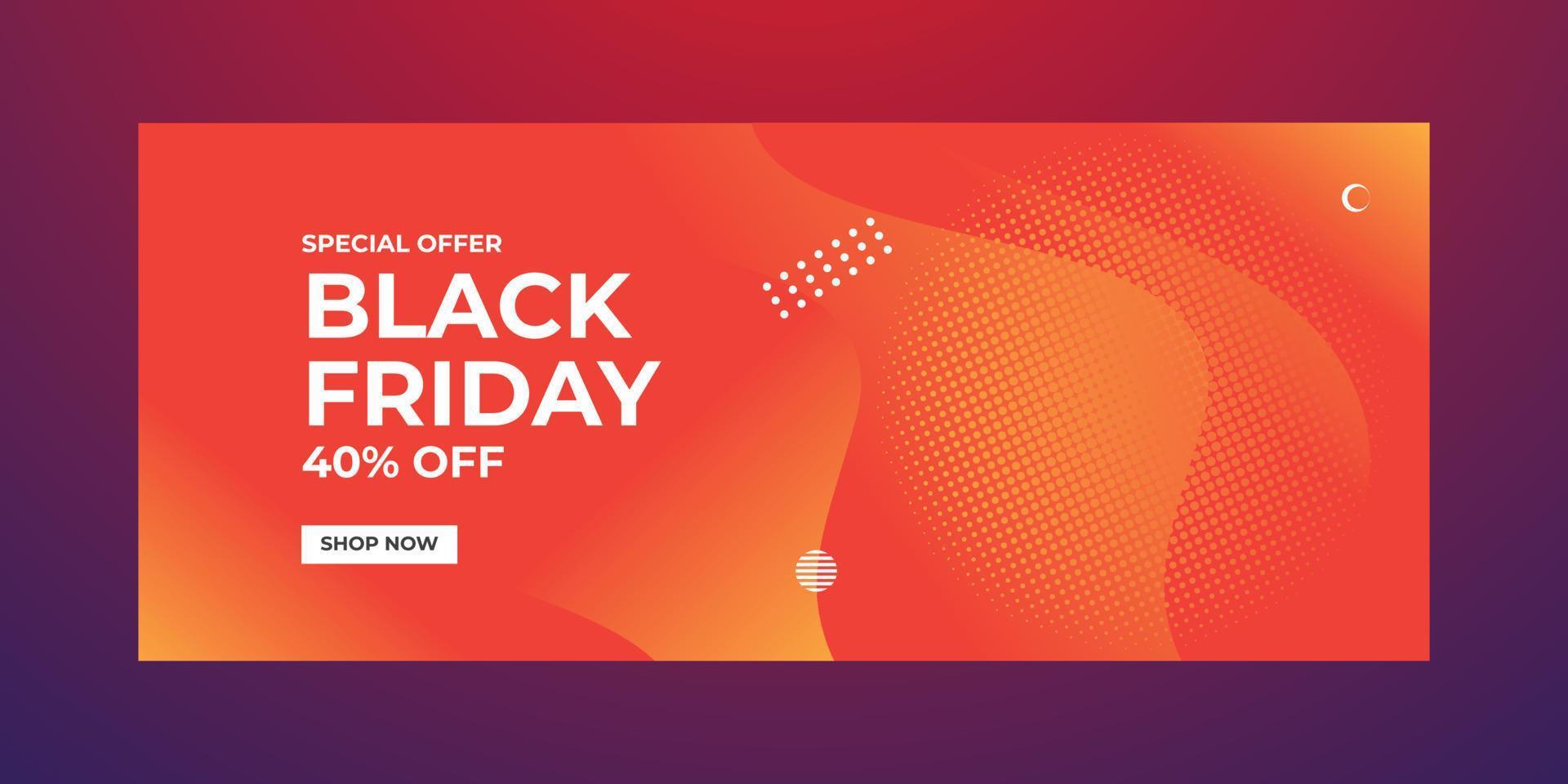 Black Friday Promotional Banners vector