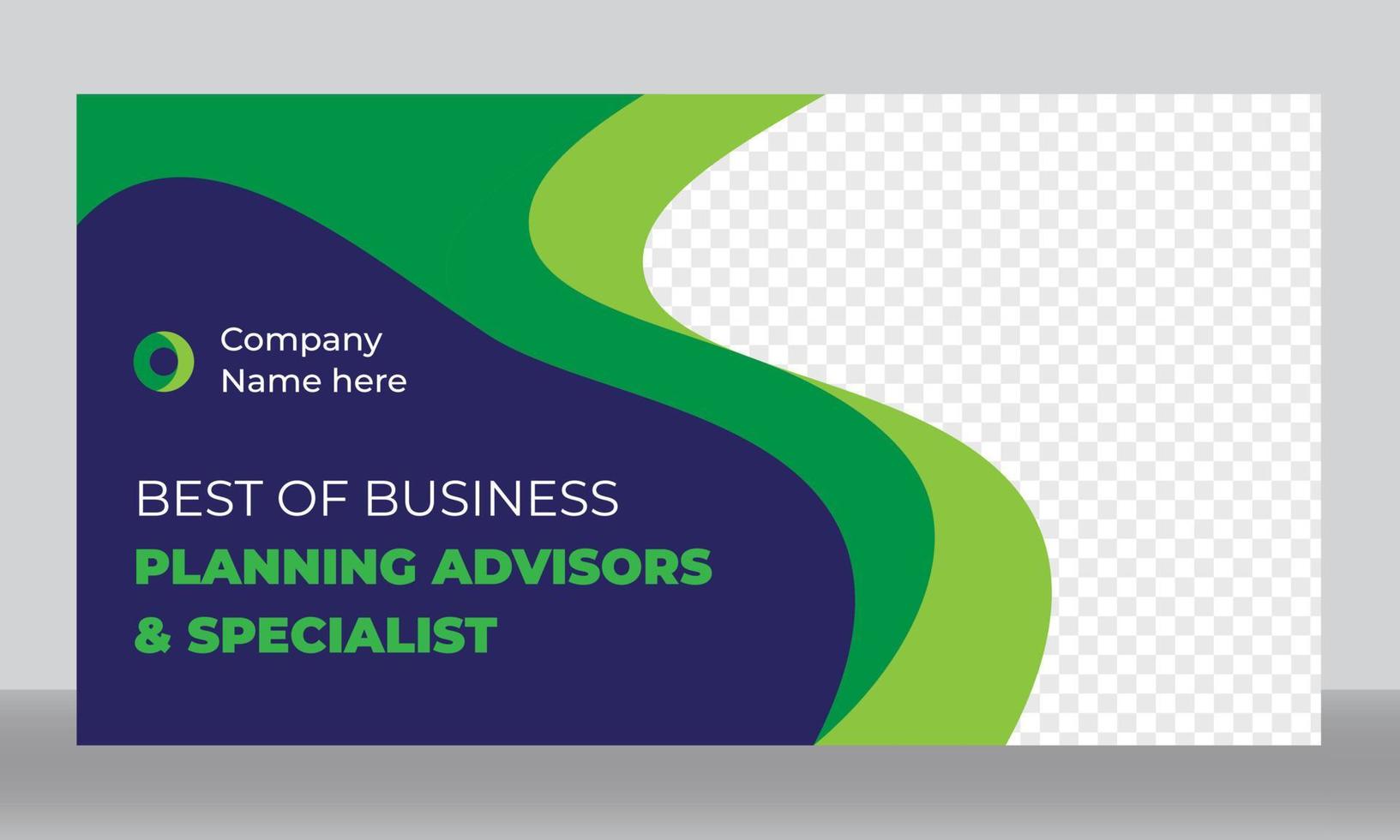 Corporate Business Banner ad Design vector