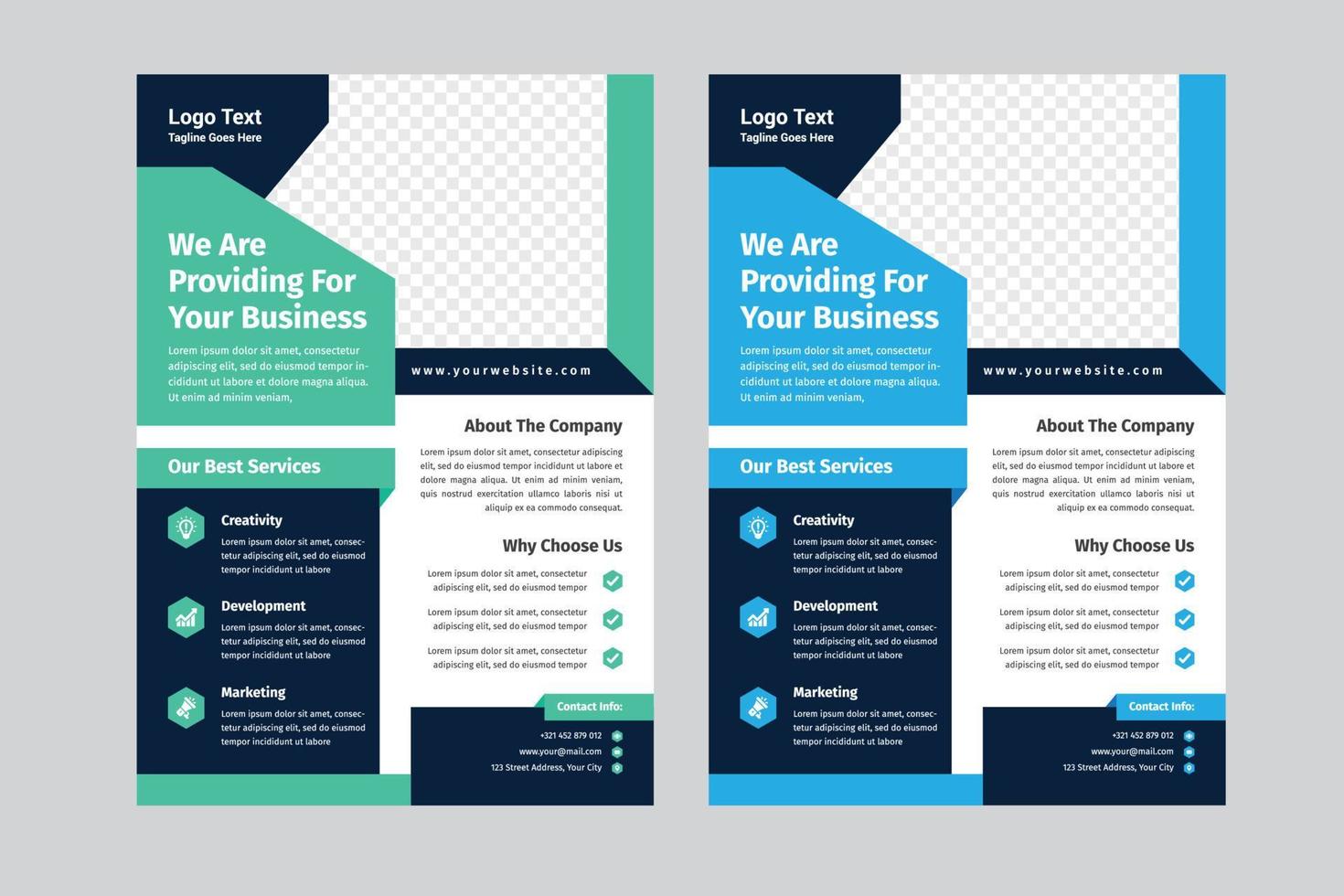 Corporate Business Flyer vector