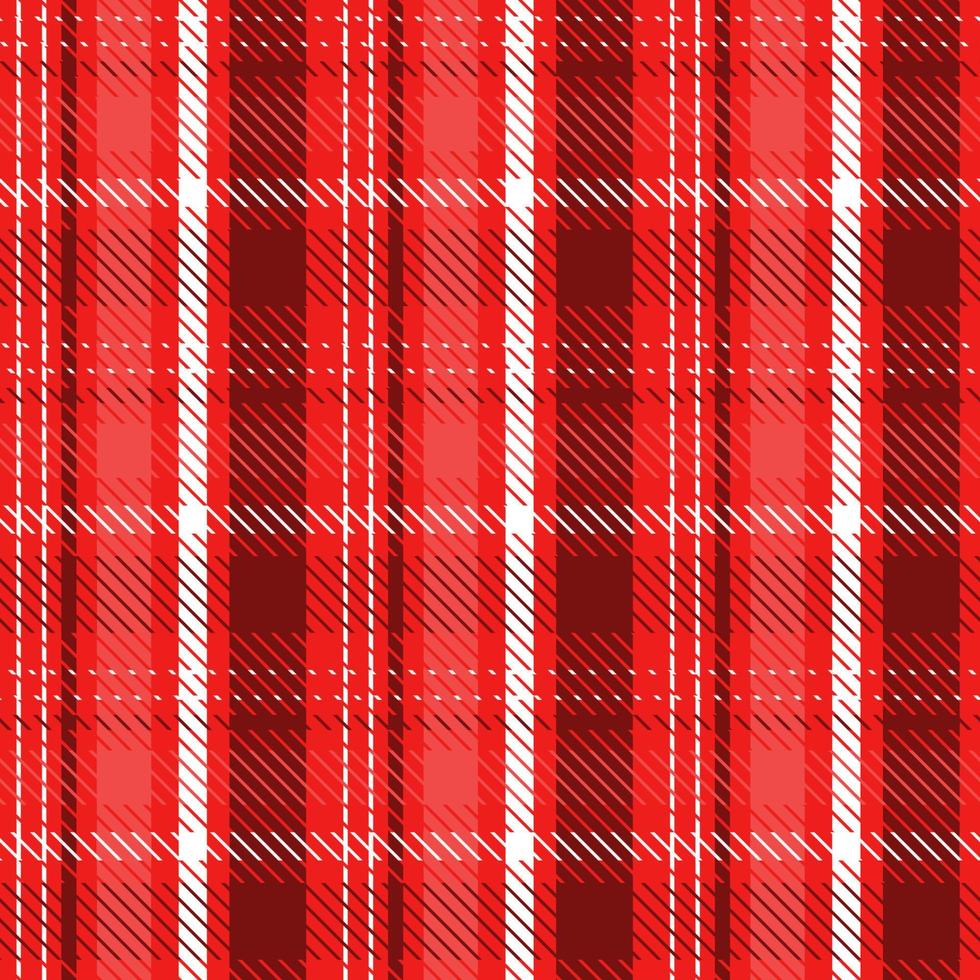 christmas themed plaid style pattern background vector