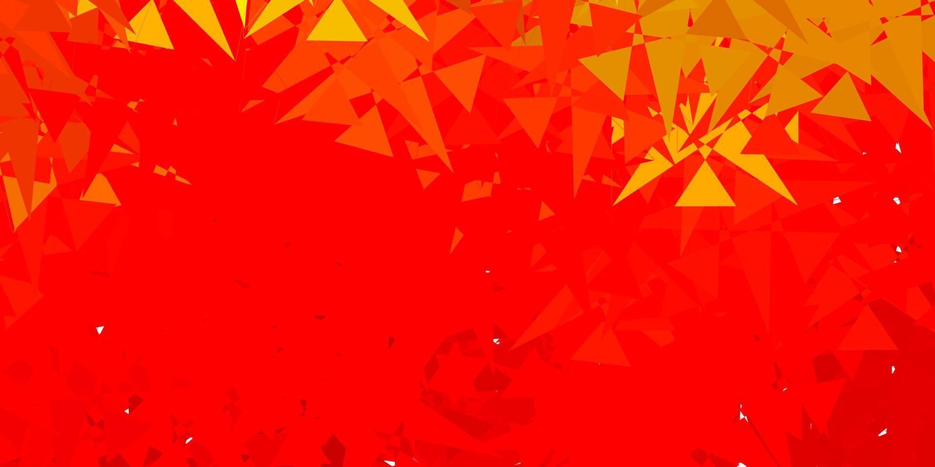 Light Orange vector background with random forms.