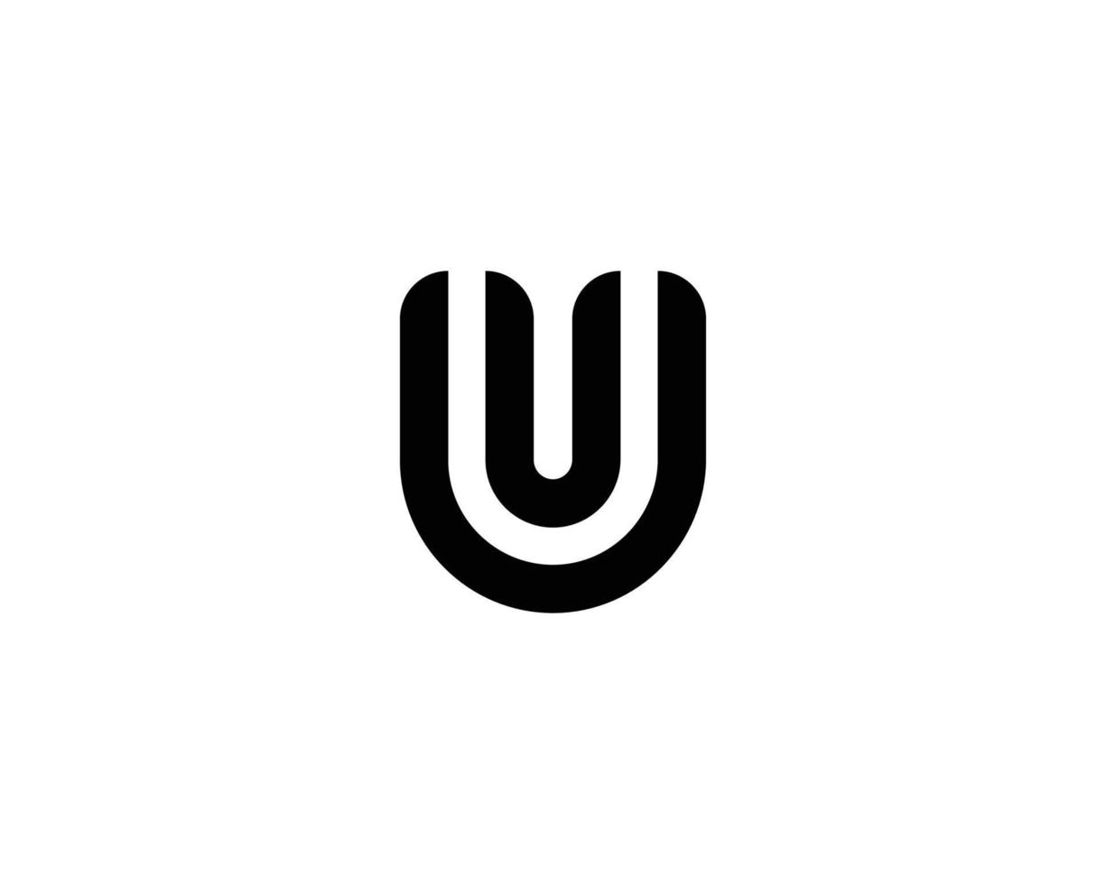 U UU logo design vector template 13655761 Vector Art at Vecteezy
