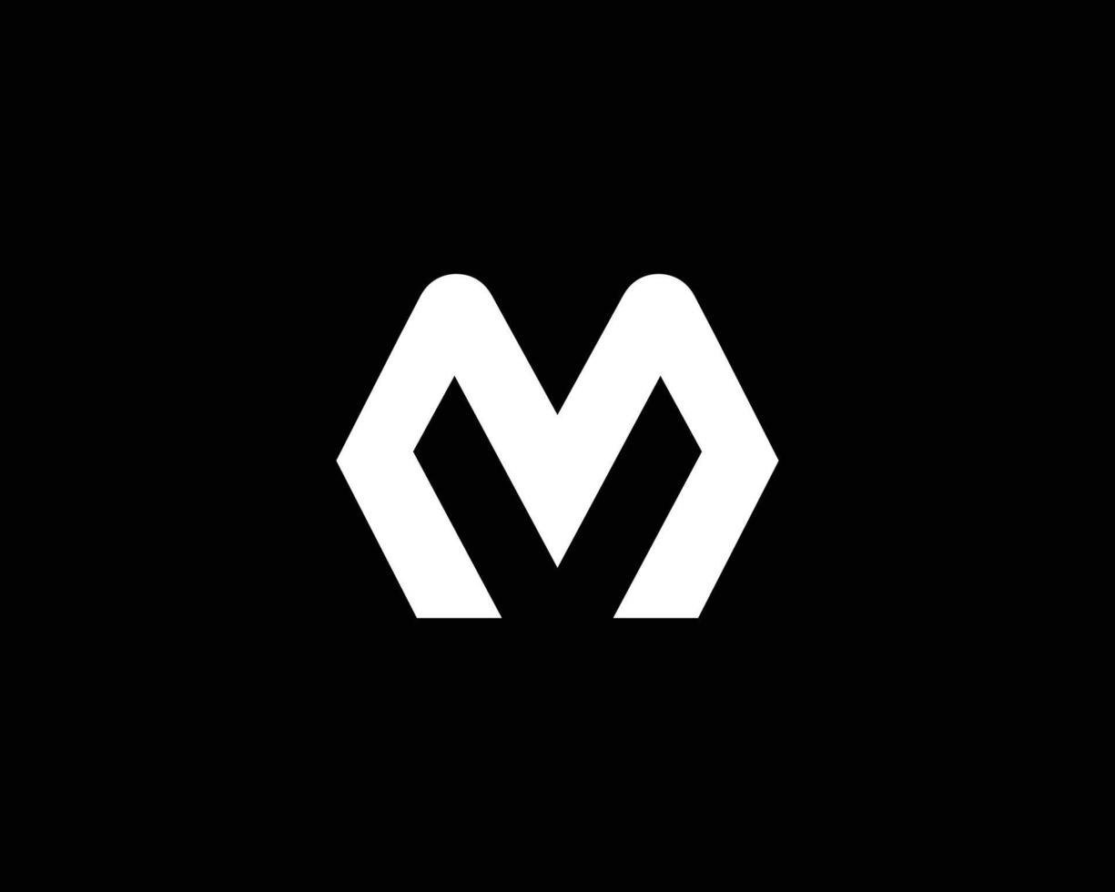 M logo design vector template