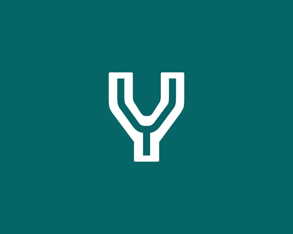 Y logo design vector template