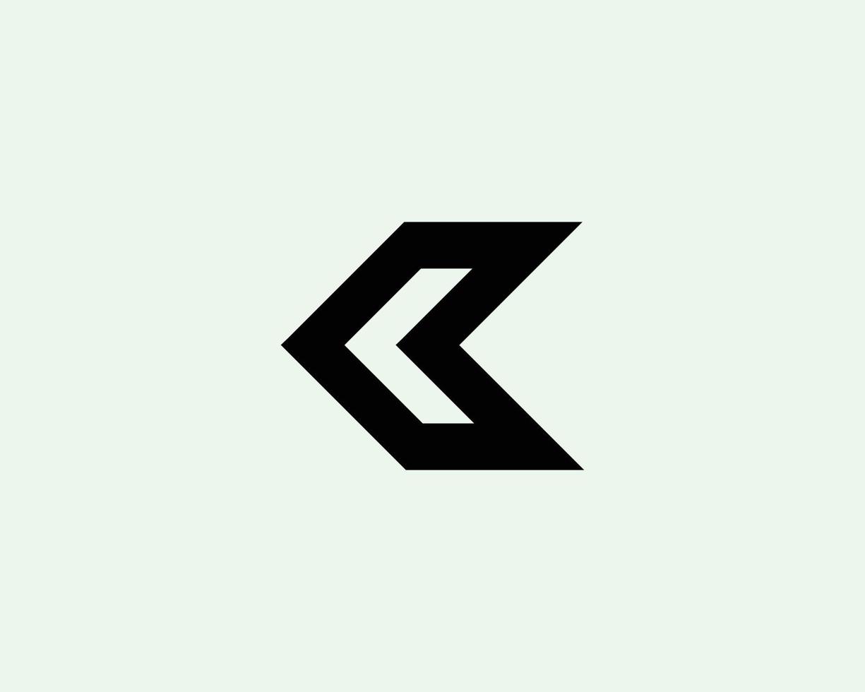 plantilla de vector de diseño de logotipo k