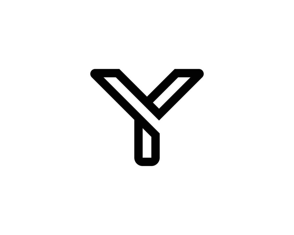 Y logo design vector template