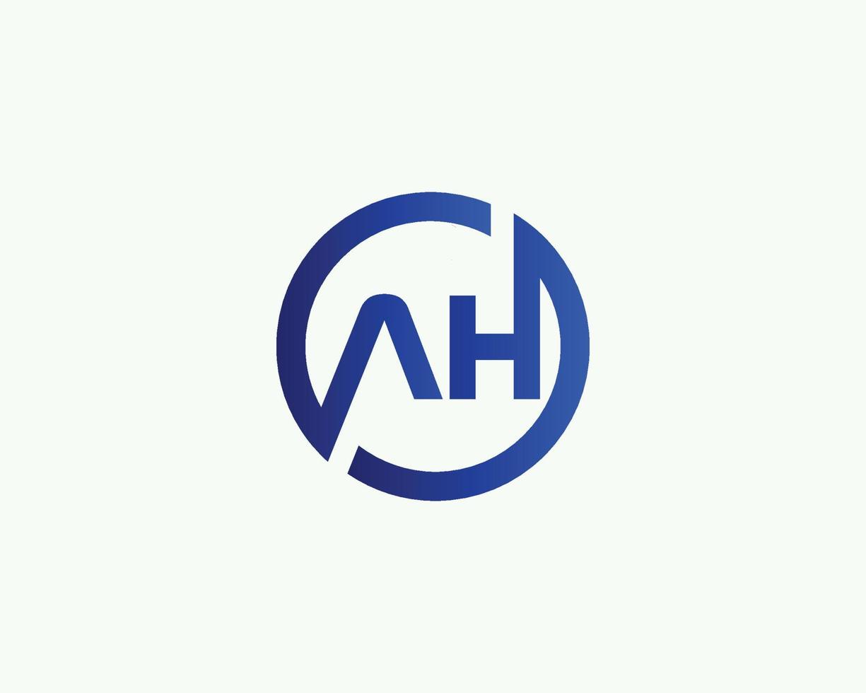 AH HA Logo design vector template