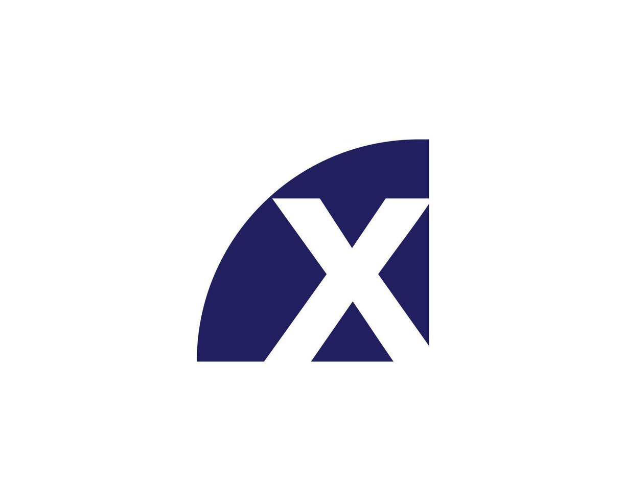 X logo design vector template