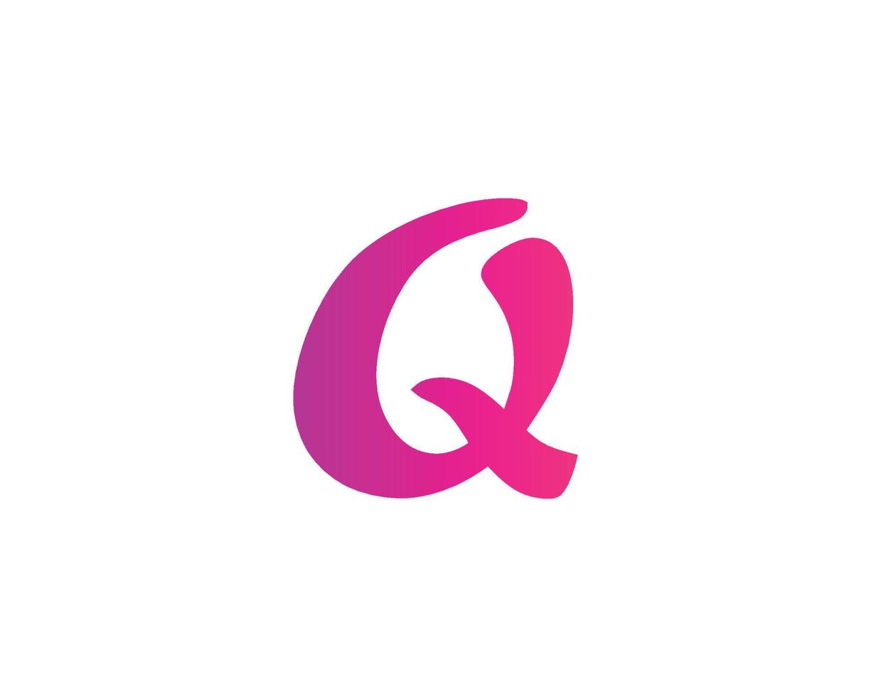 Q logo design vector template