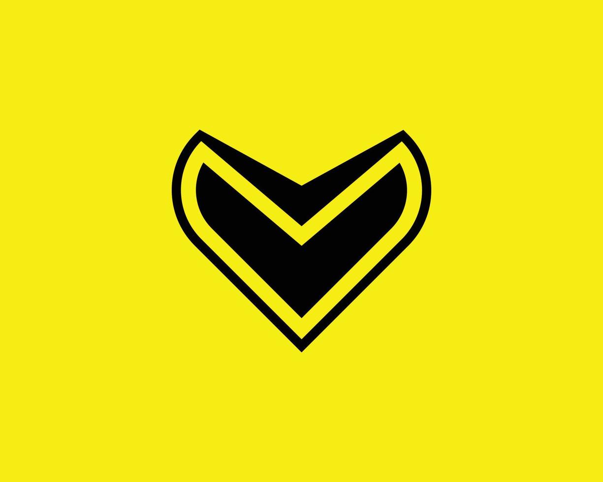 V VV Logo design vector template