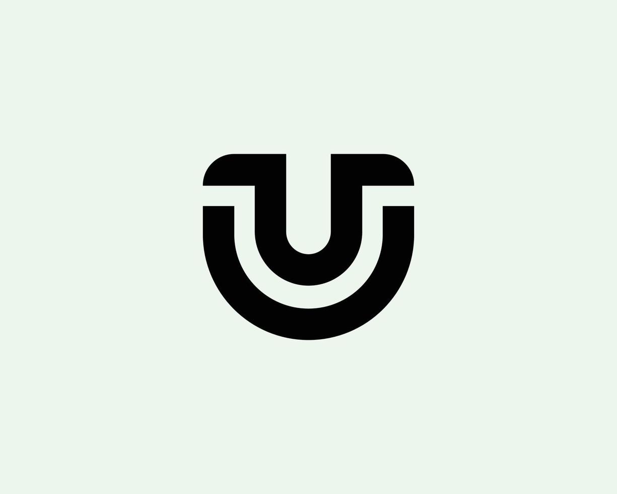 U logo design vector template