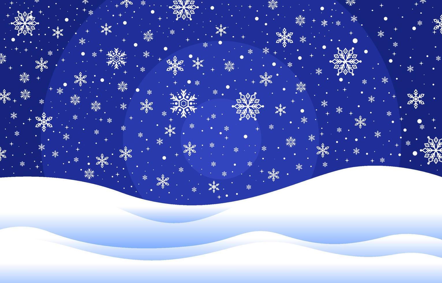 Snowflakes Winter Background vector