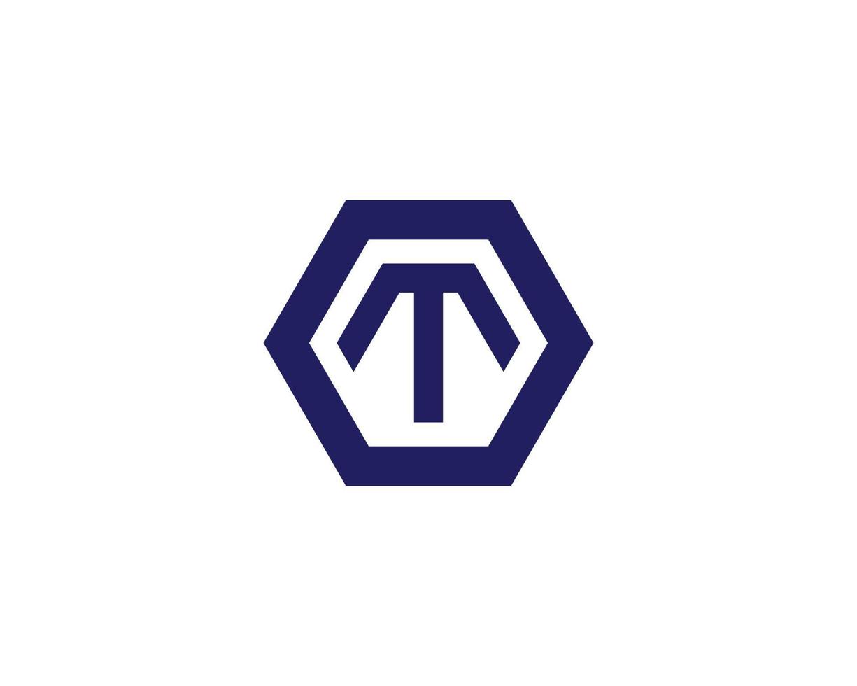 T logo design vector template