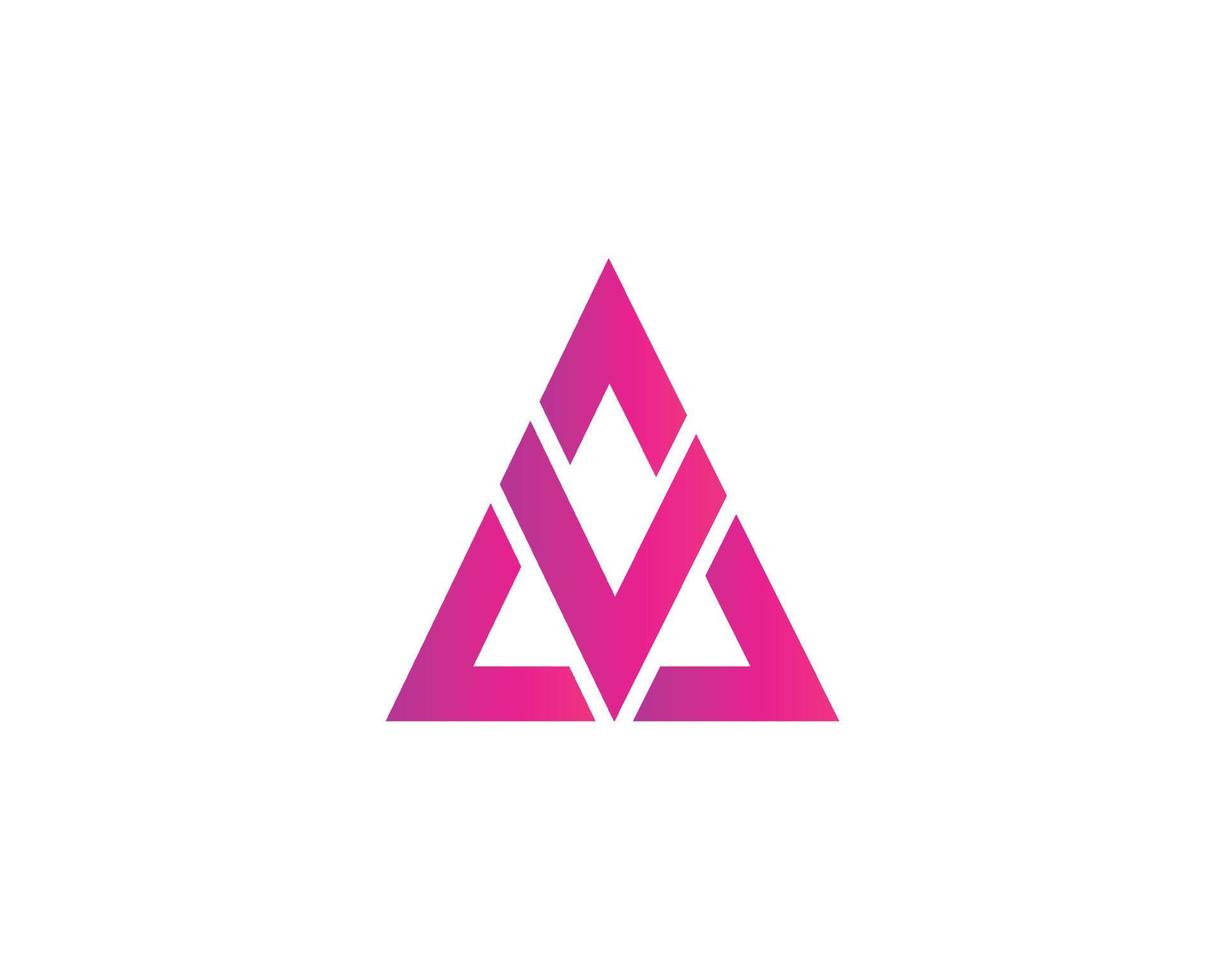 AV VA Logo design vector template