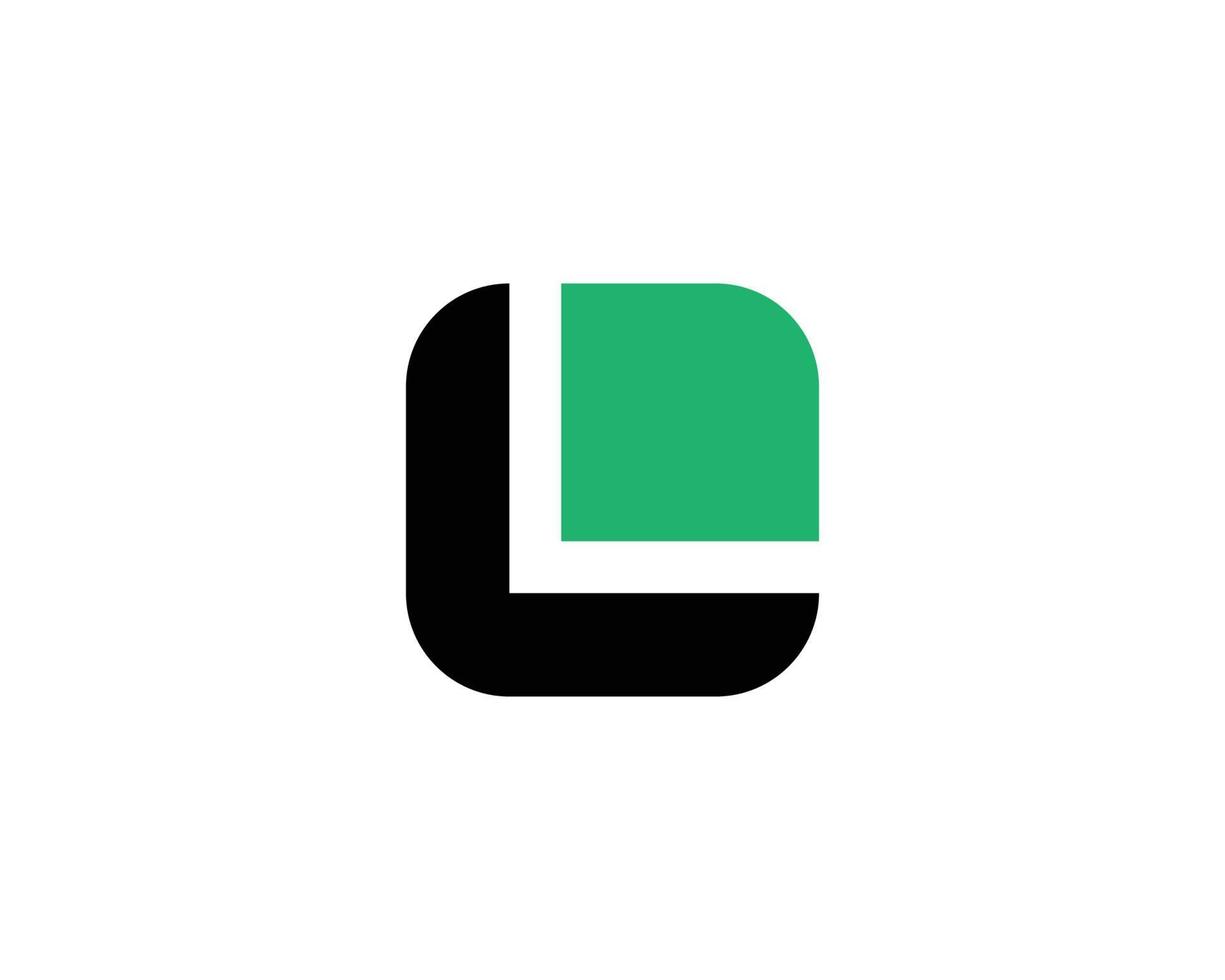 L LL Logo design vector template