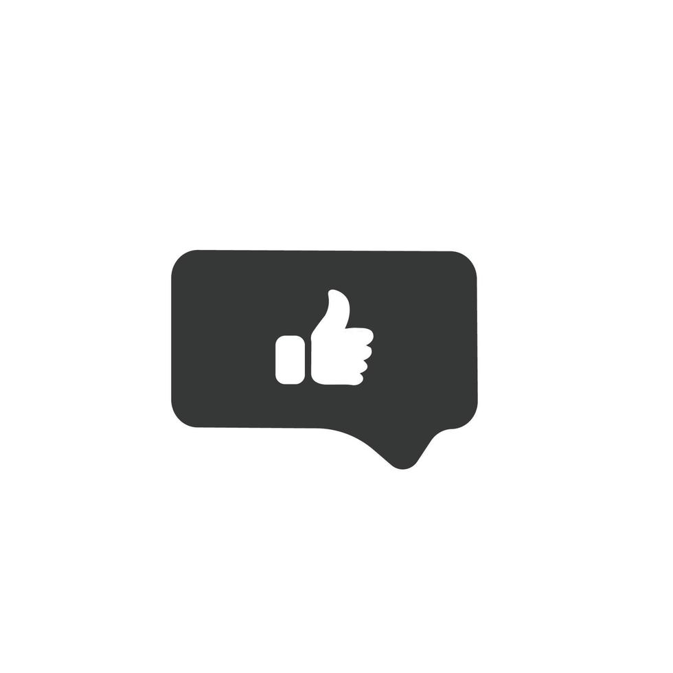 Like icons button with a black and red background vector