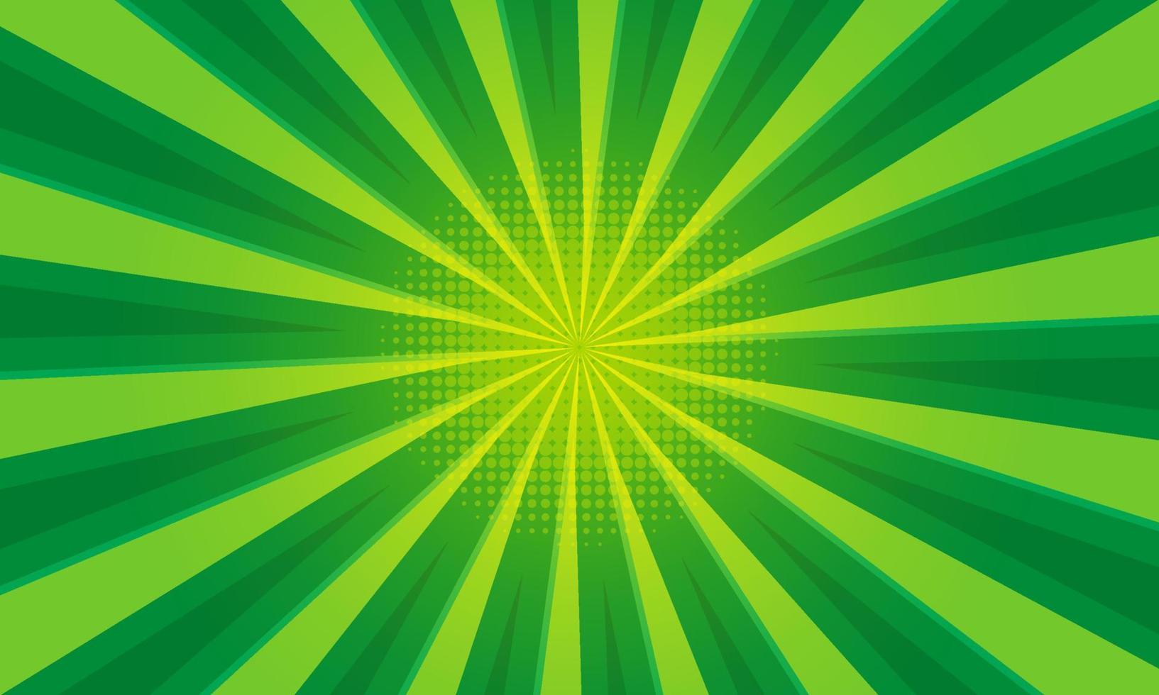 fondo cómico verde vector