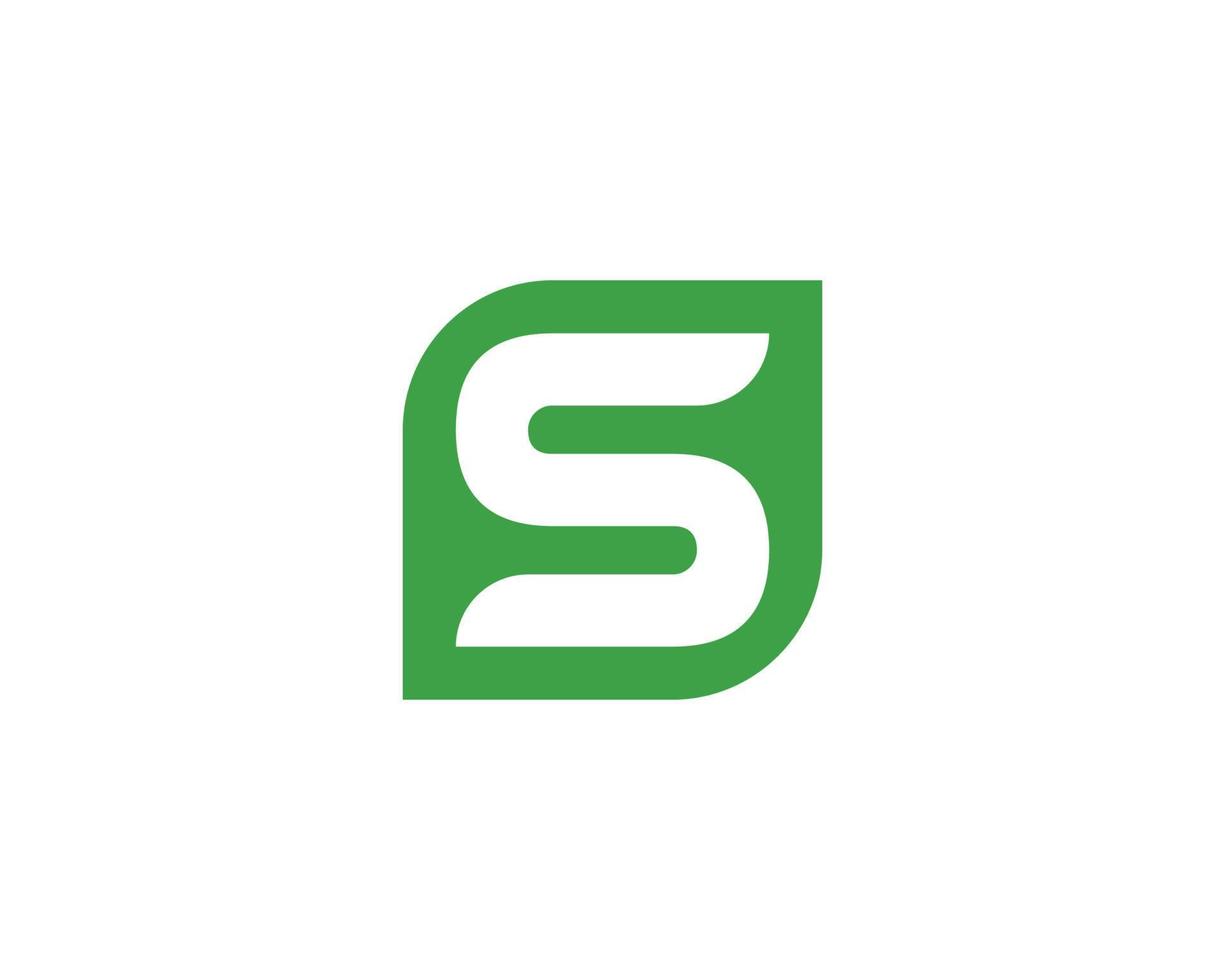 plantilla de vector de diseño de logotipo s