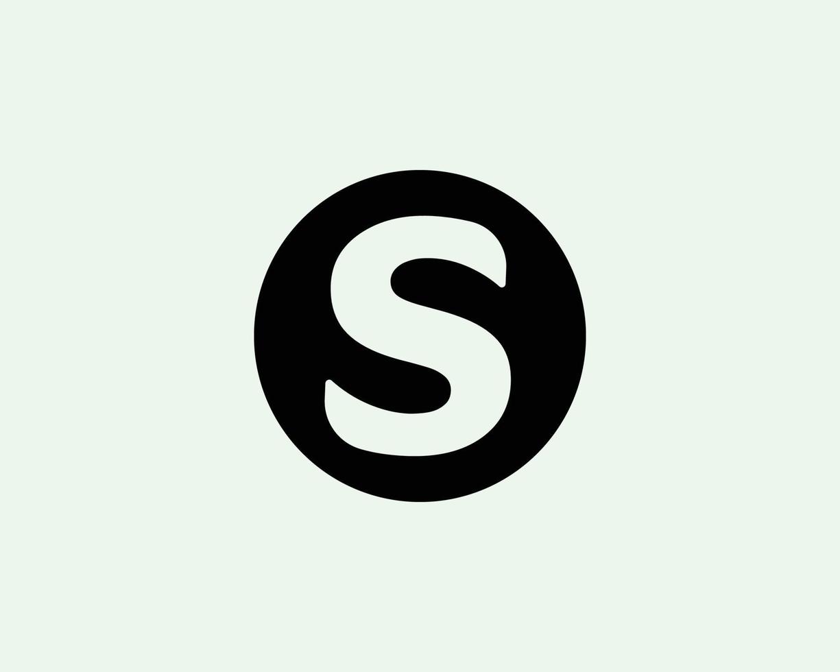 plantilla de vector de diseño de logotipo s