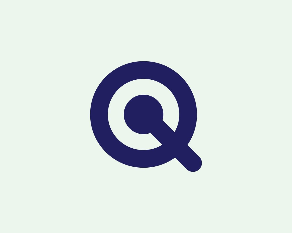 Q logo design vector template