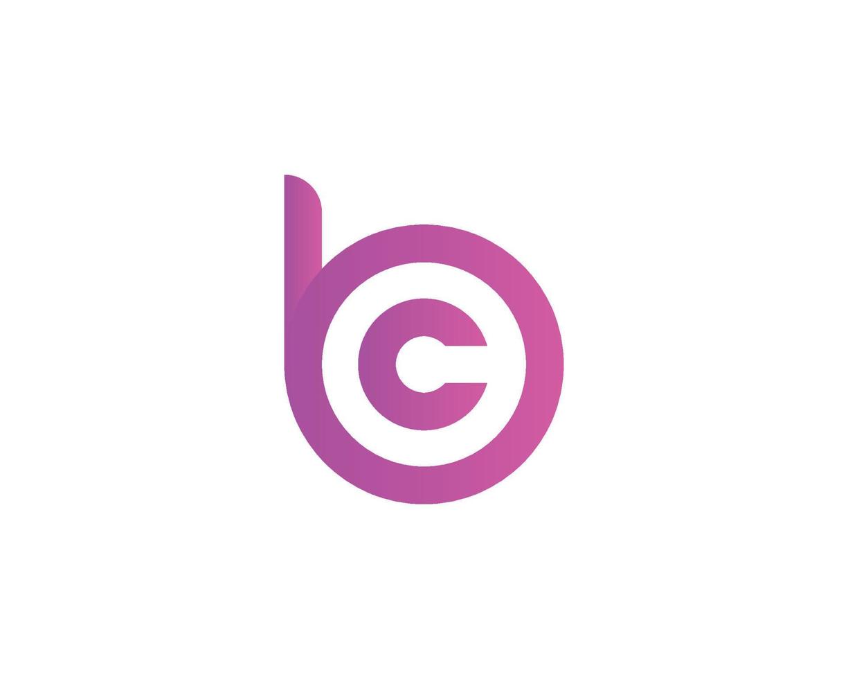BC CB Logo design vector template
