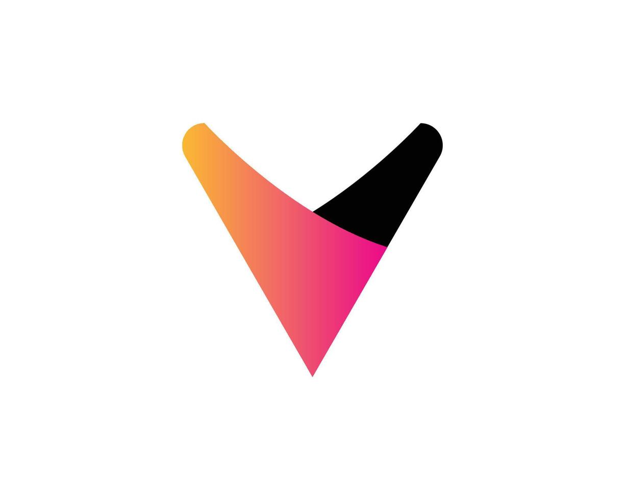 plantilla de vector de diseño de logotipo v