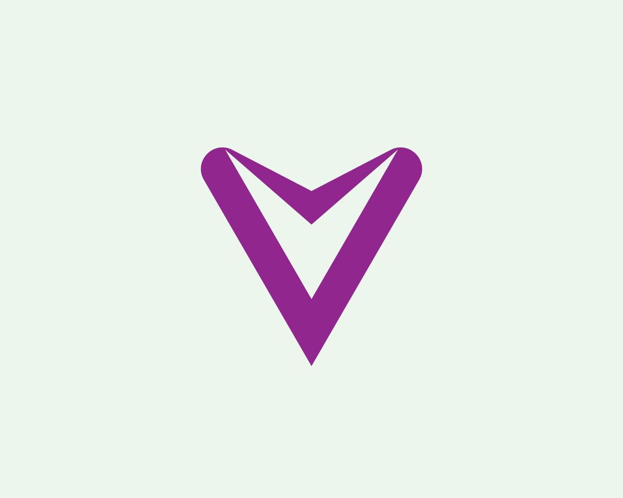 V logo design vector template