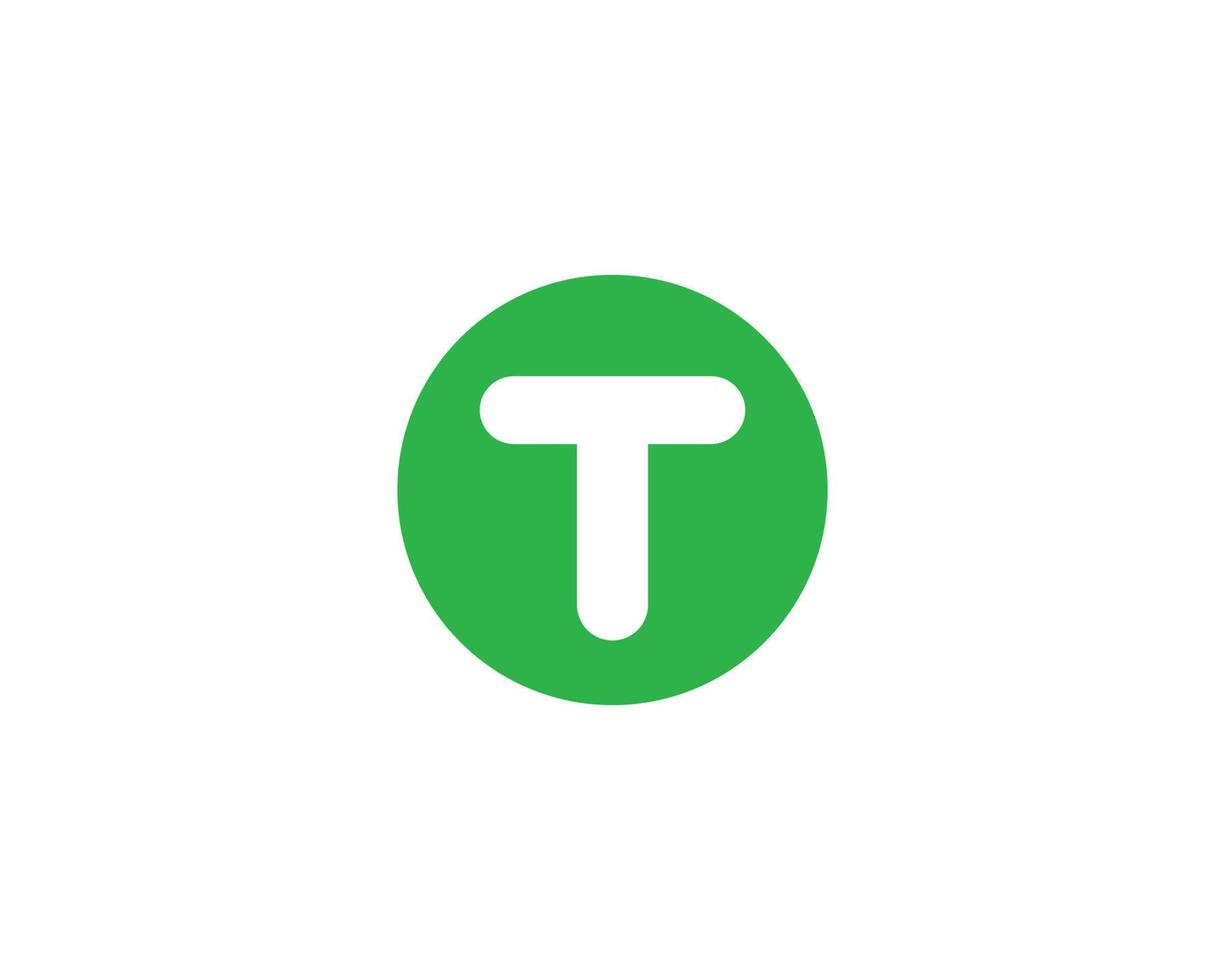 T logo design vector template