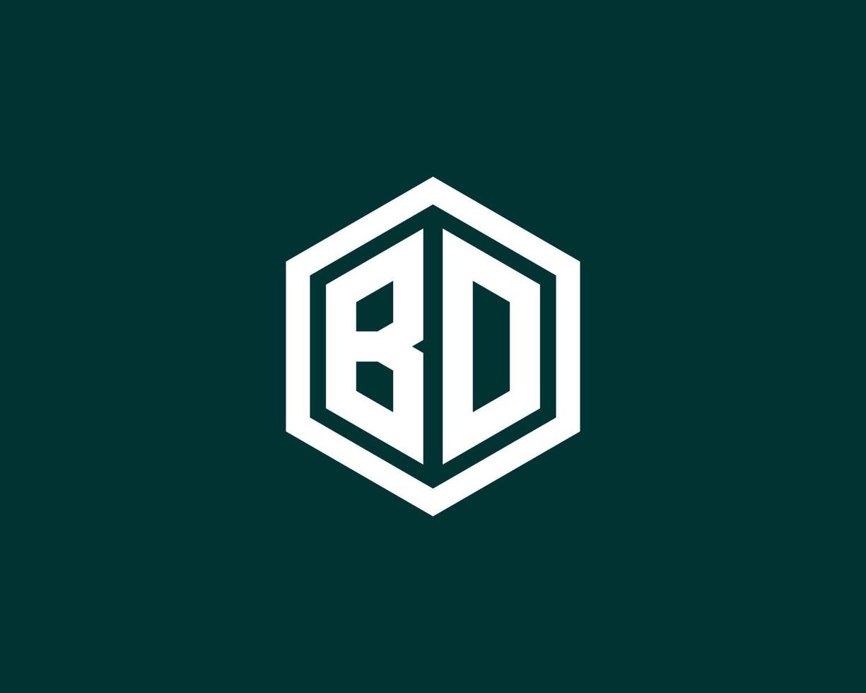 BO OB Logo design vector template
