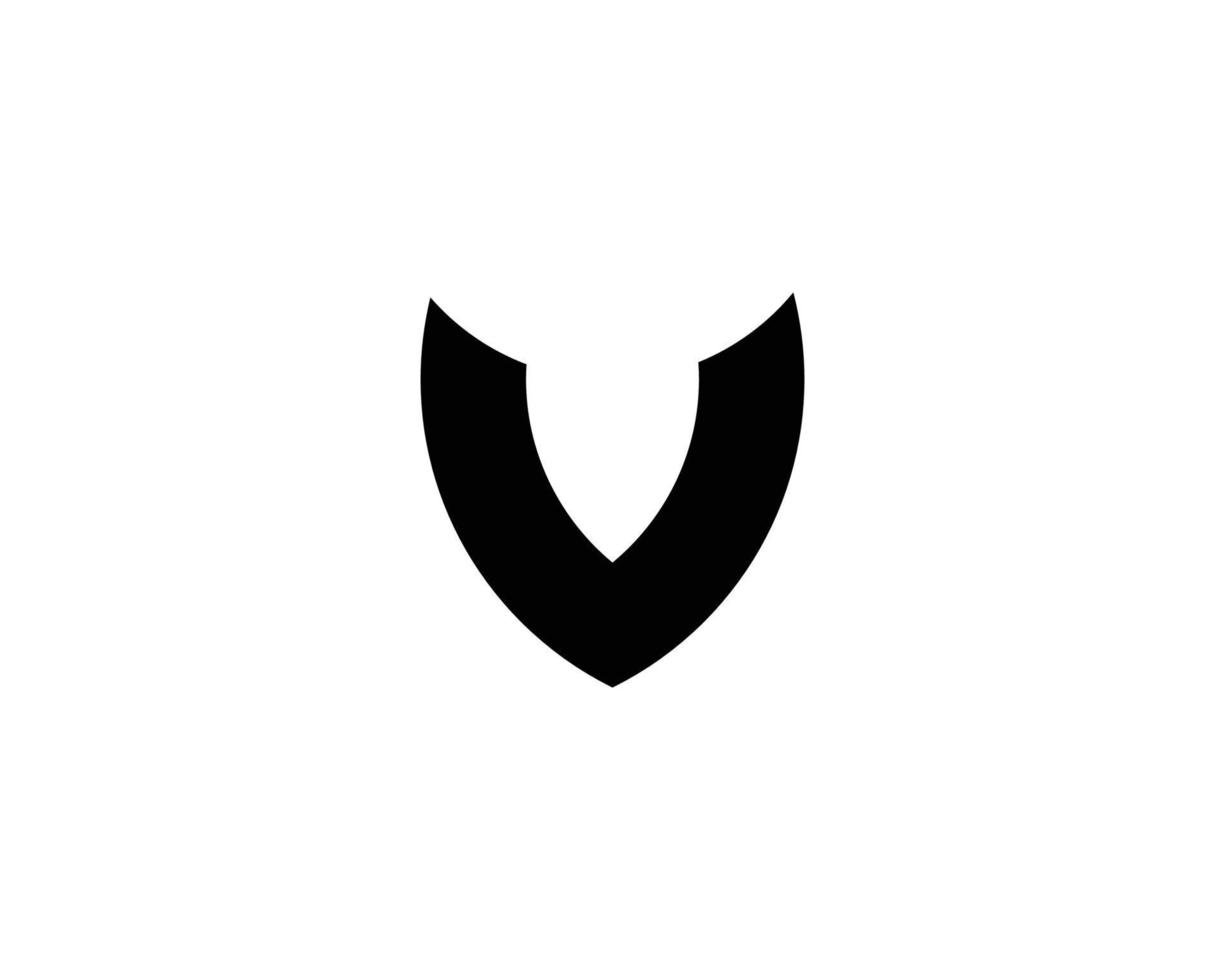 plantilla de vector de diseño de logotipo v vv