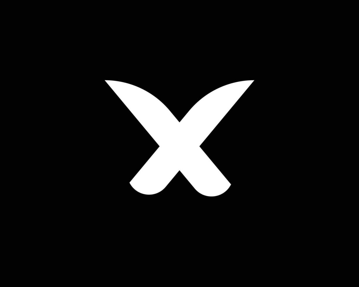 X logo design vector template