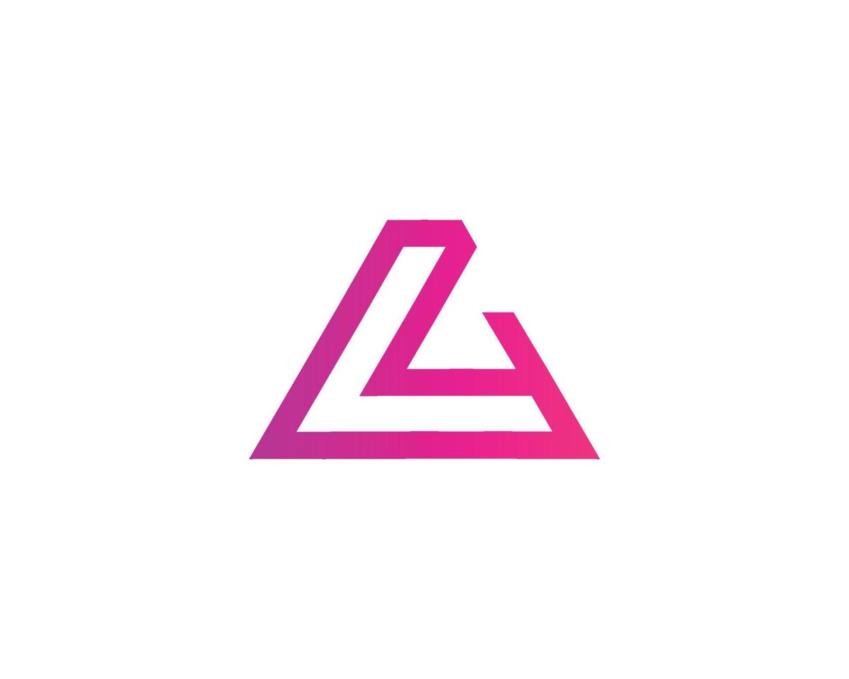 L LL Logo design vector template