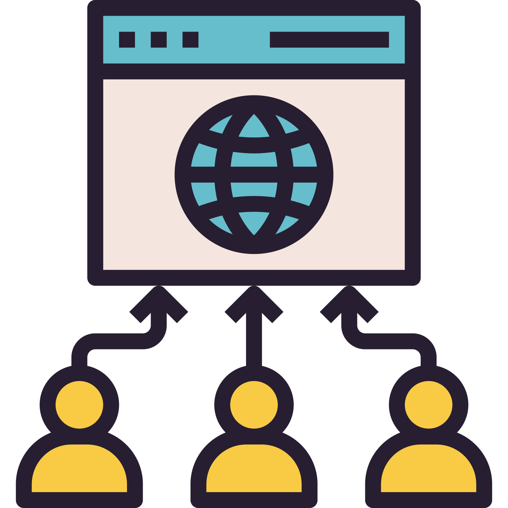 website clip art icon 13658502 Vector Art at Vecteezy
