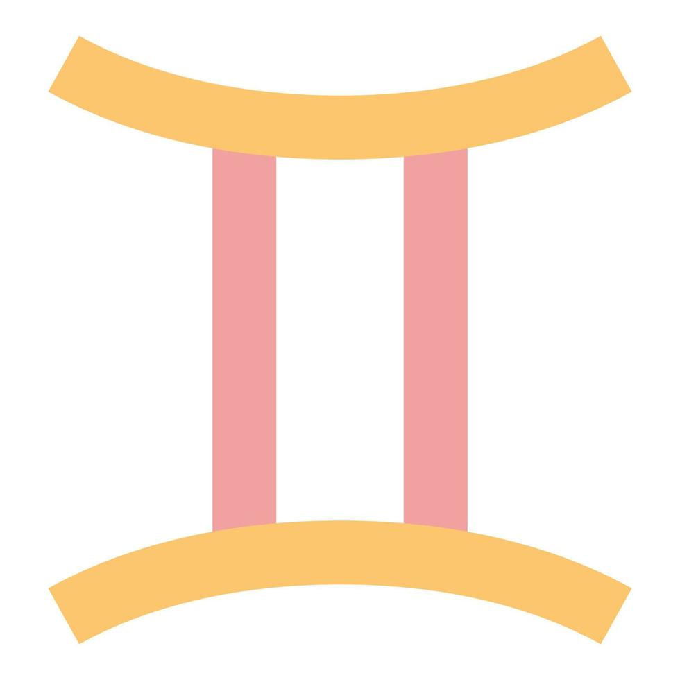 gemini clip art icon vector