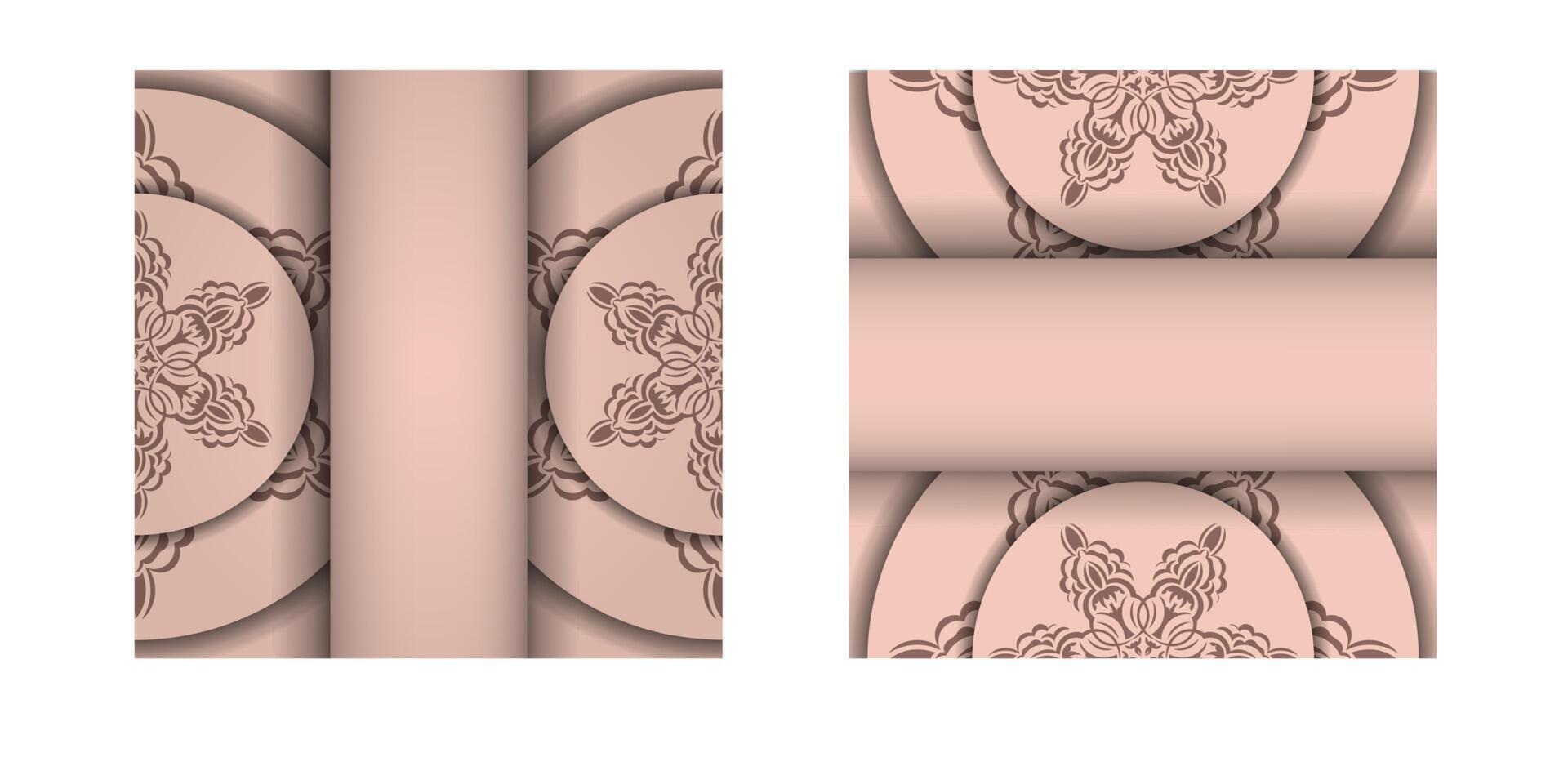Two different designs of ornate patterns vector