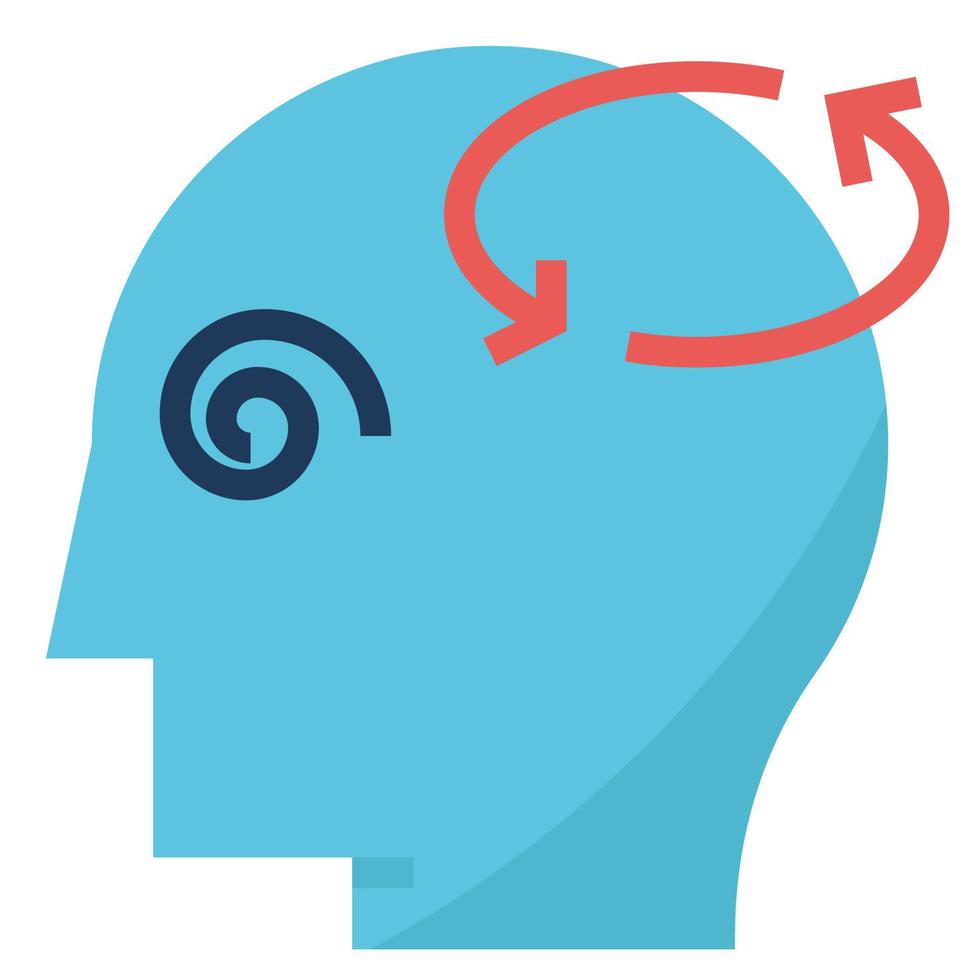dizziness clip art icon vector