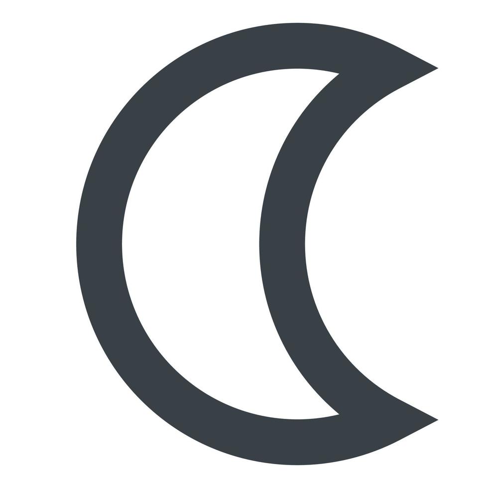 moon clip art icon vector