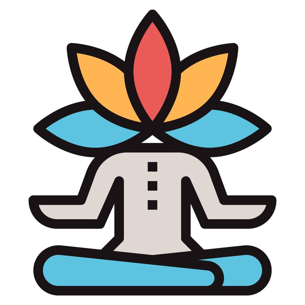 relaxation clip art icon vector