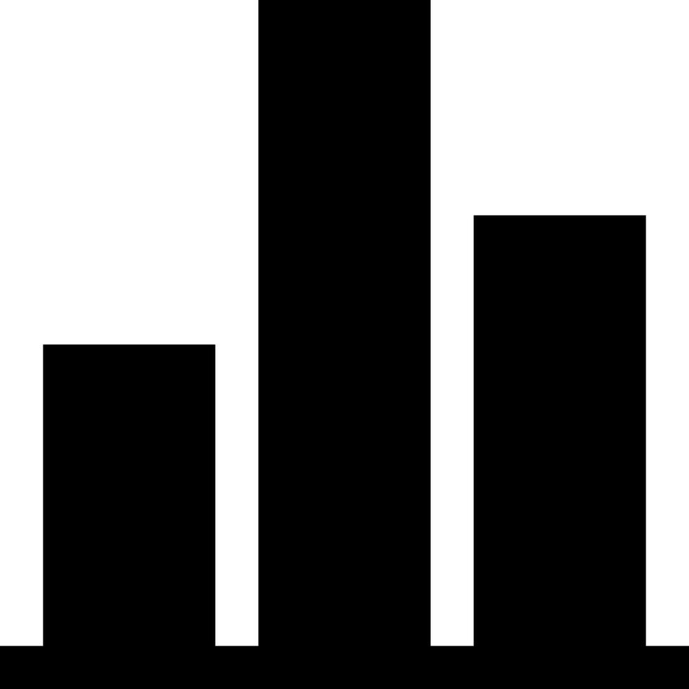 Statistic Bar Chart Stat clip art icon vector