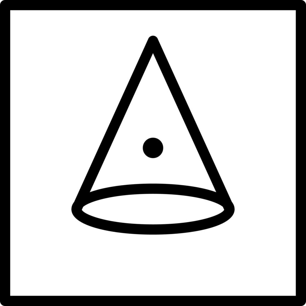 Funnel Abstract Geometric Polygon Eye clip art icon vector