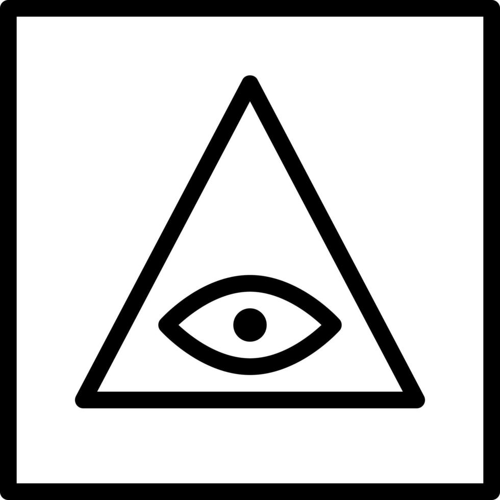 Providence Abstract Geometric Polygon Eye clip art icon vector