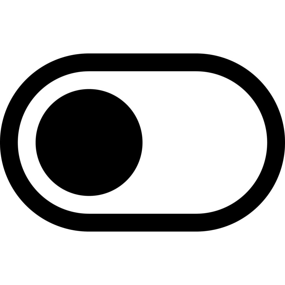 ON Botton Left Off clip art icon vector