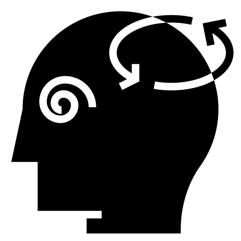 dizziness clip art icon vector