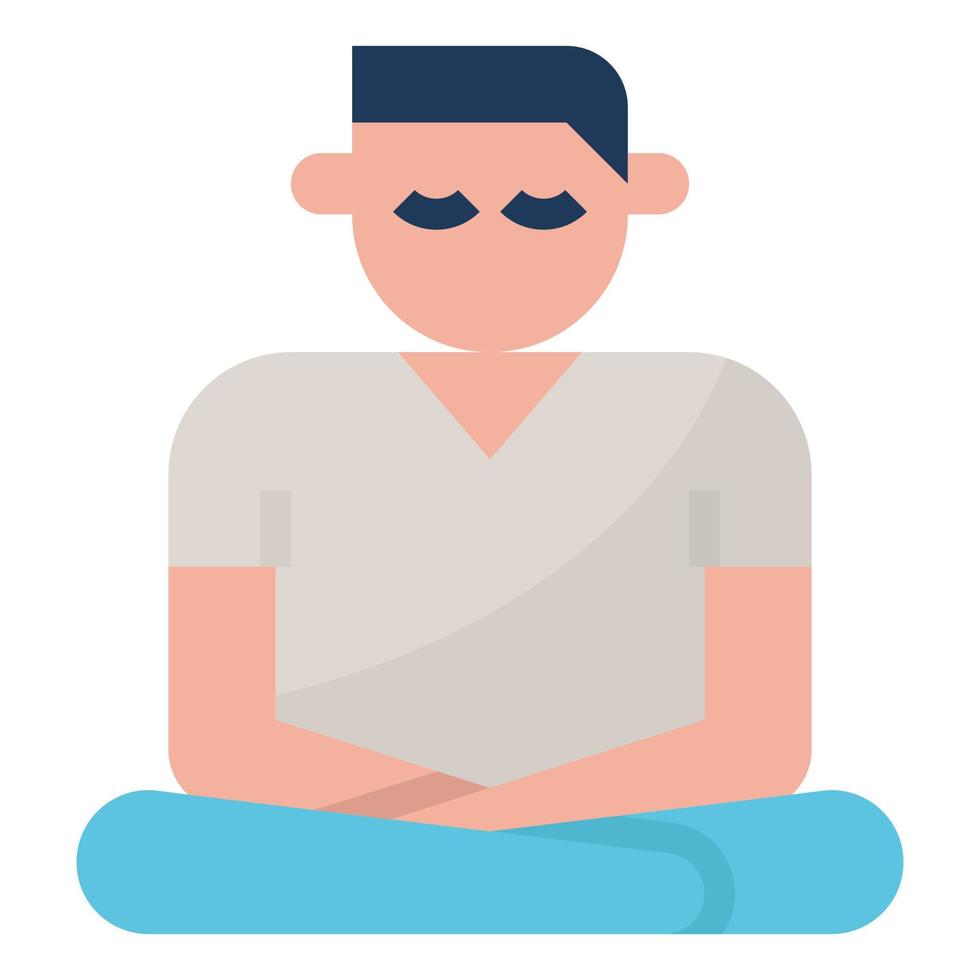 meditation clip art icon vector