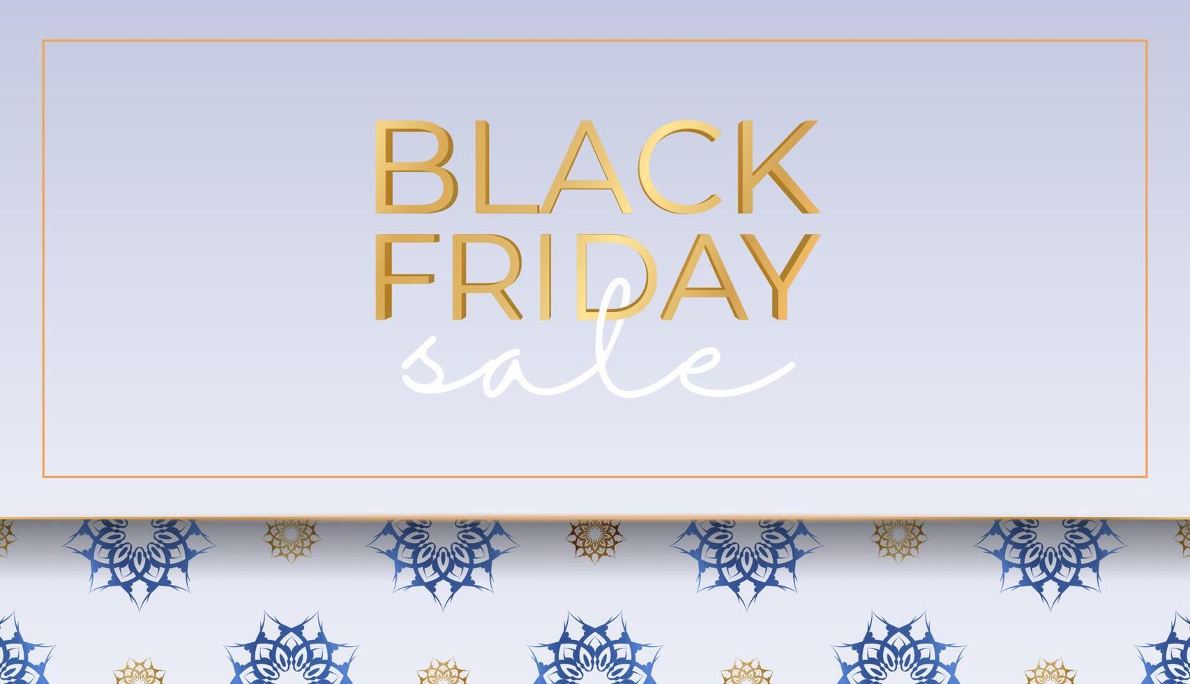 Beige color black friday poster with abstract pattern vector