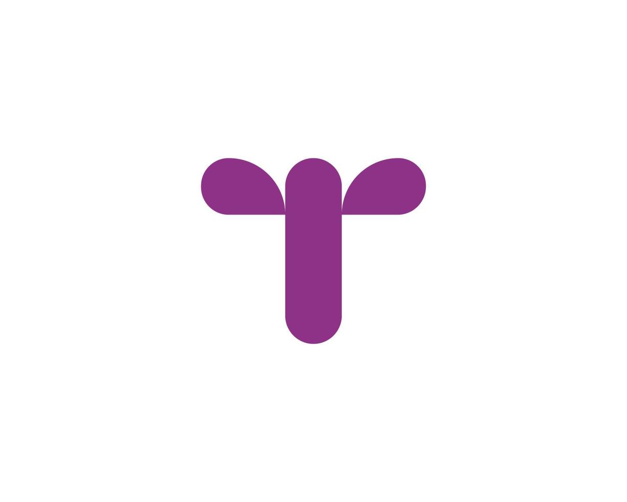 T logo design vector template