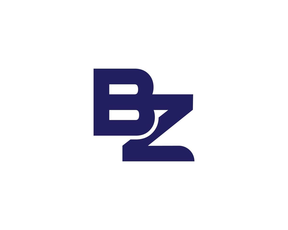 BZ Logo design vector template